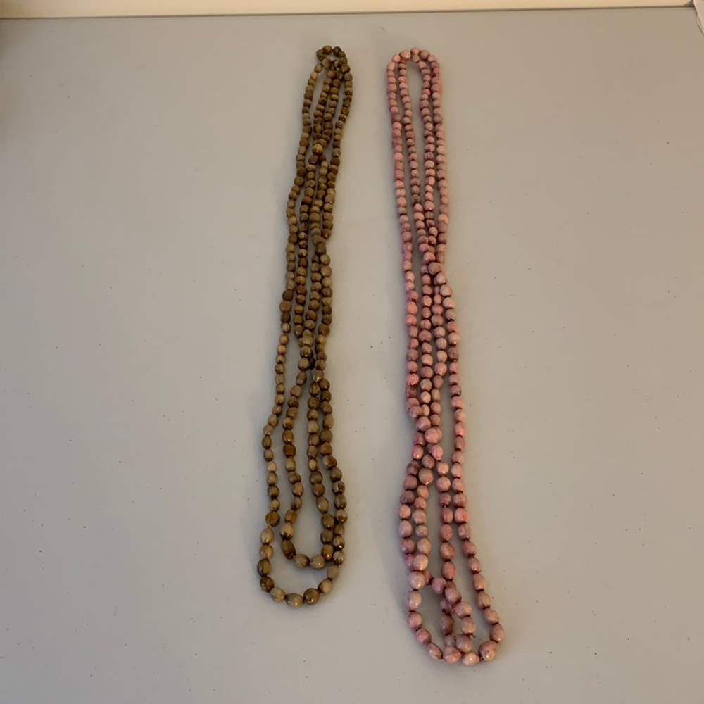 Boho Bead Necklace Set